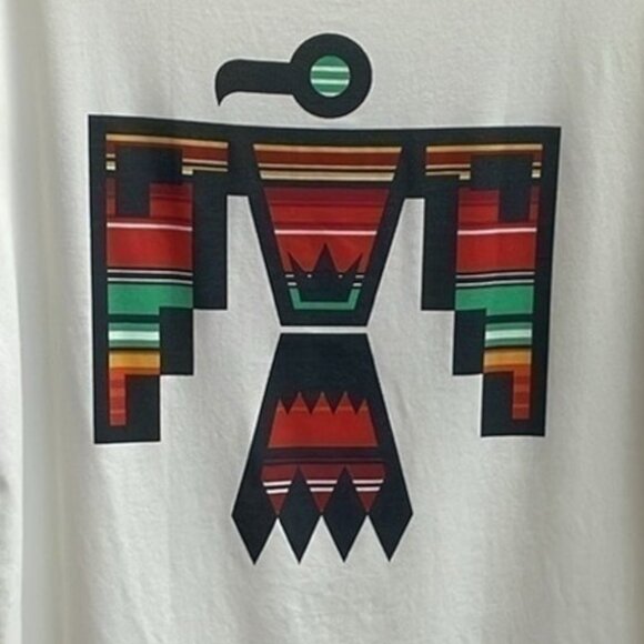 LuLaRoe Tops - LuLaRoe Liv Tee – Size Large – NWT – Aztec Eagle Design(1149)